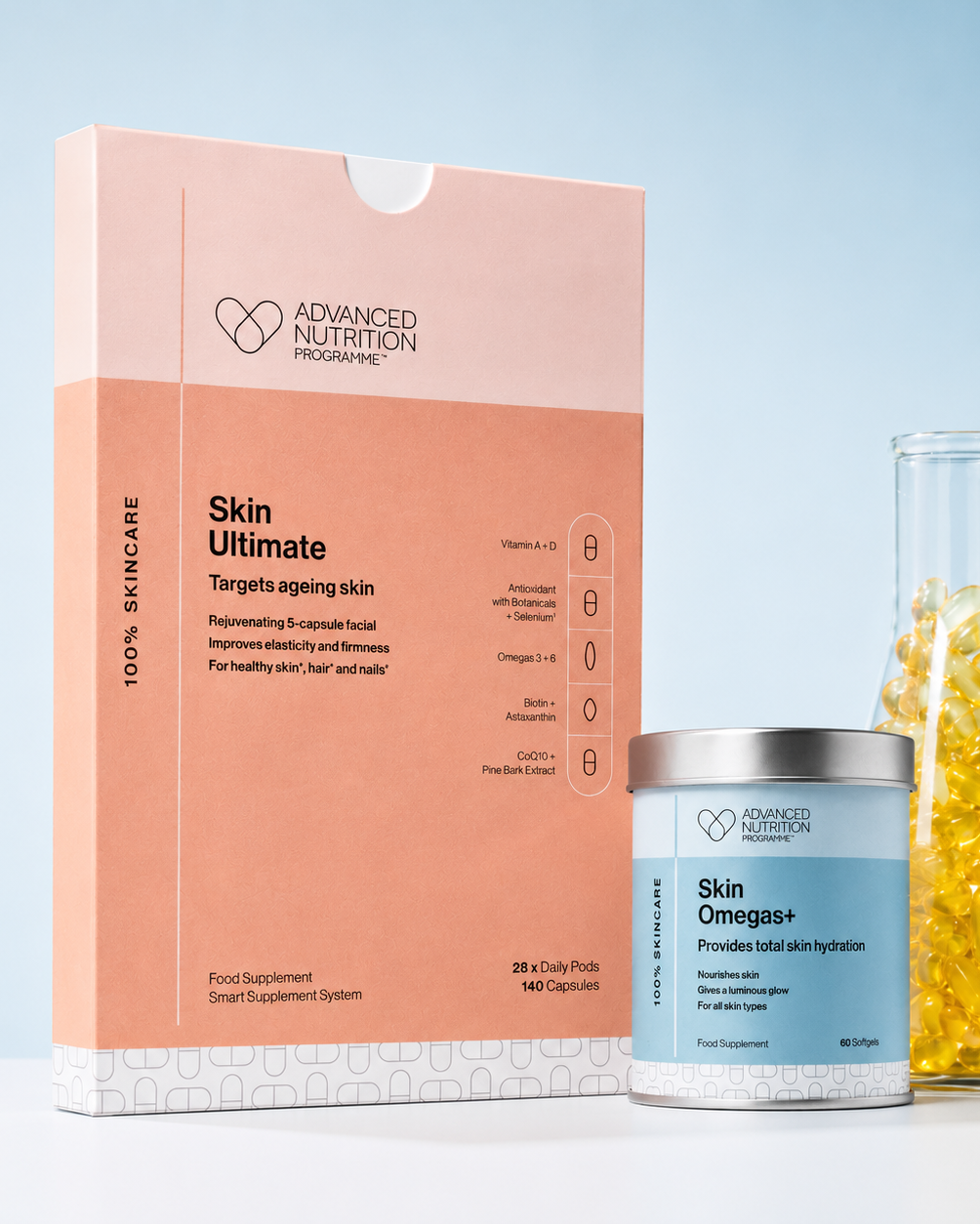Advanced Nutrition Programme Summer Power Duo - Complimentary Skin Omegas+