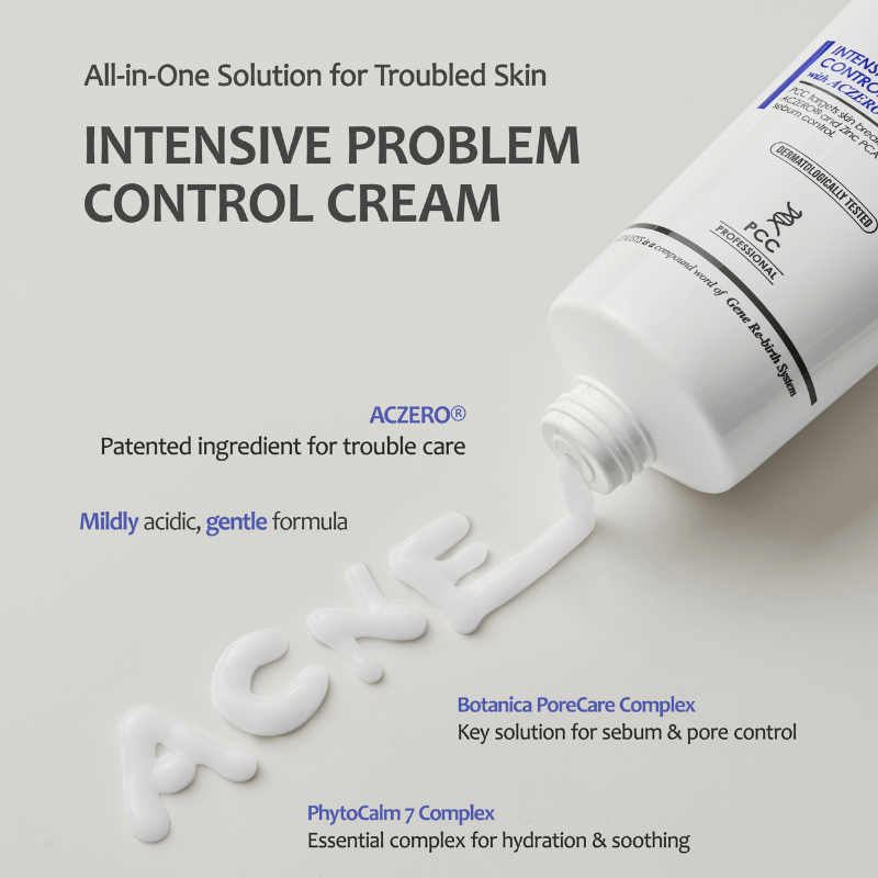 Genosys Intensive Problem Control Cream – Clarifying Moisturiser for Oily & Problem-Prone Skin