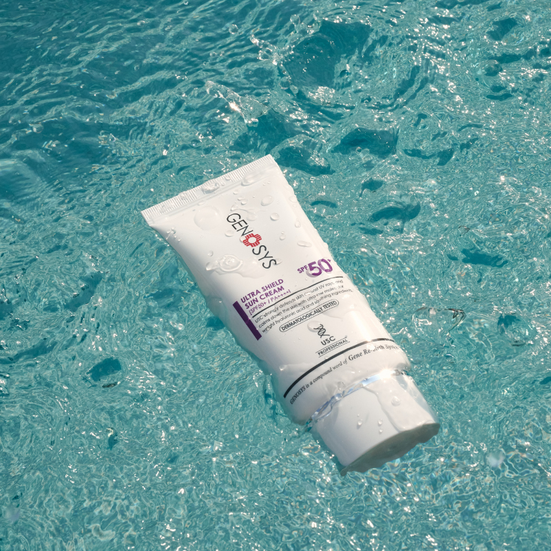 Genosys Ultra Shield Sun Cream SPF50+ PA++++ – High Protection Broad Spectrum Sunscreen