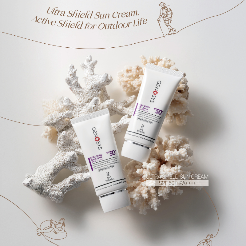 Genosys Ultra Shield Sun Cream SPF50+ PA++++ – High Protection Broad Spectrum Sunscreen