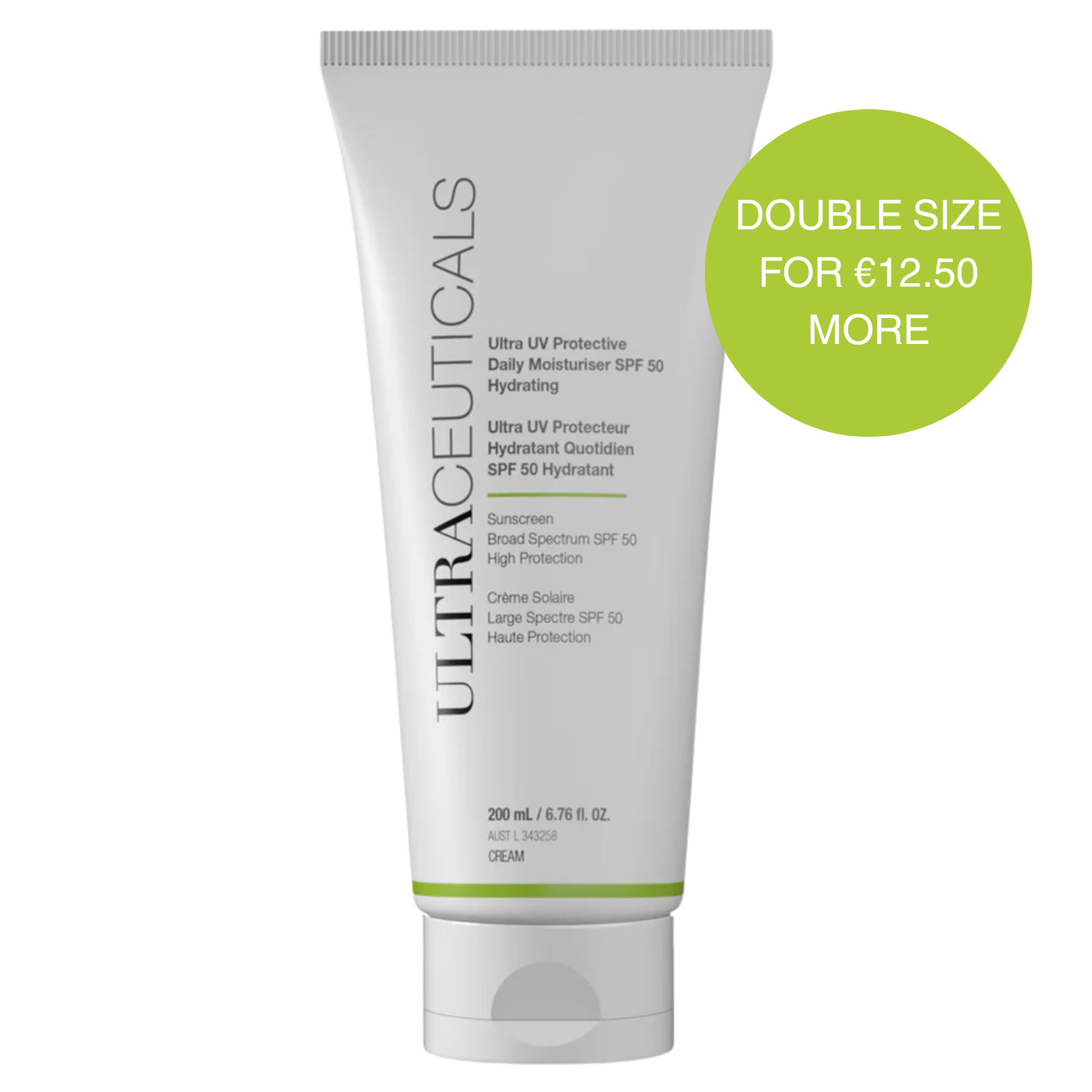 Ultraceuticals Limited Edition Ultra UV Protective Daily Moisturiser SPF 50 Hydrating - Supersize (200mL)