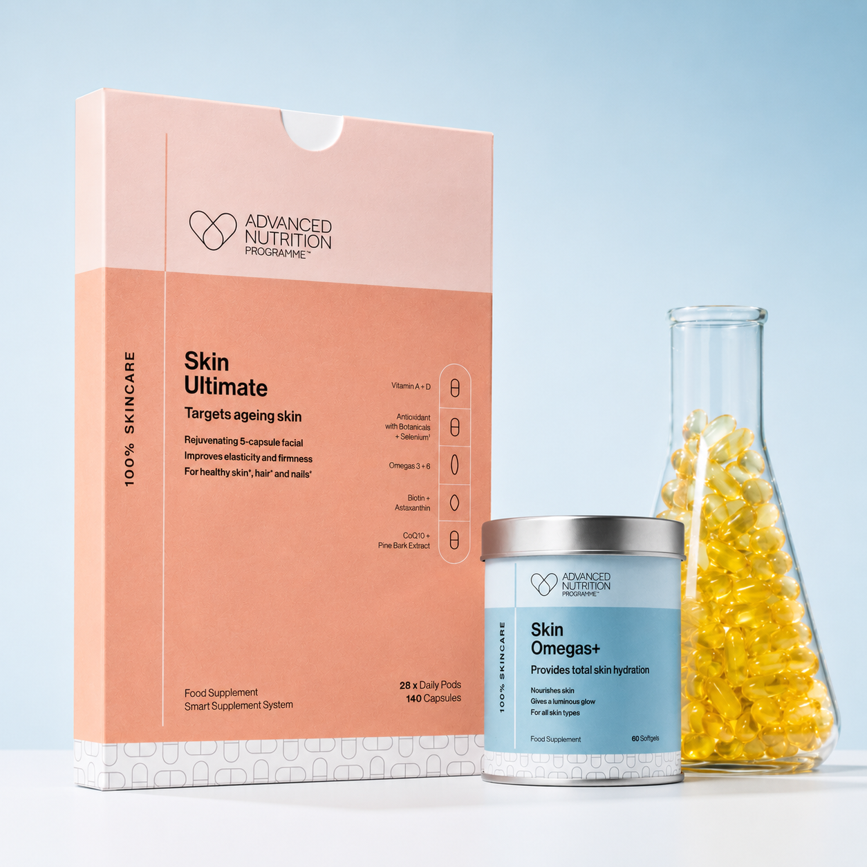 Advanced Nutrition Programme Summer Power Duo - Complimentary Skin Omegas+