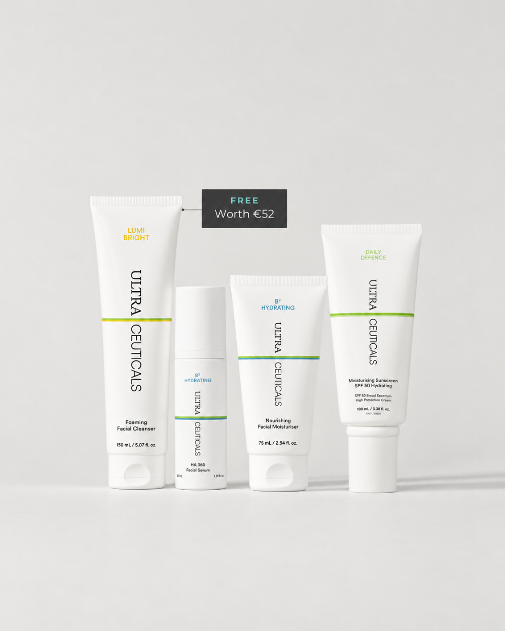 Ultraceuticals Brighten, Hydrate & Protect Routine